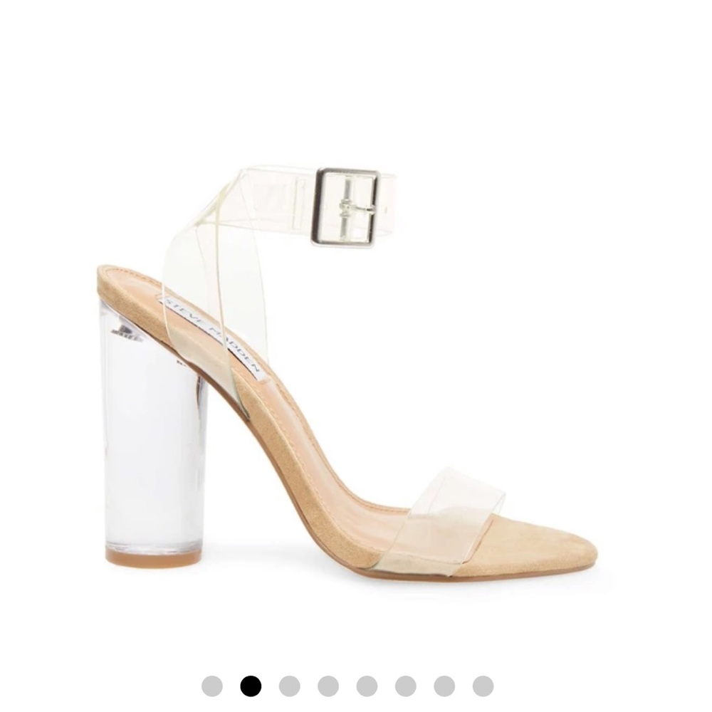 Steve Madden Clearer Clear+Bscene Clear Heels